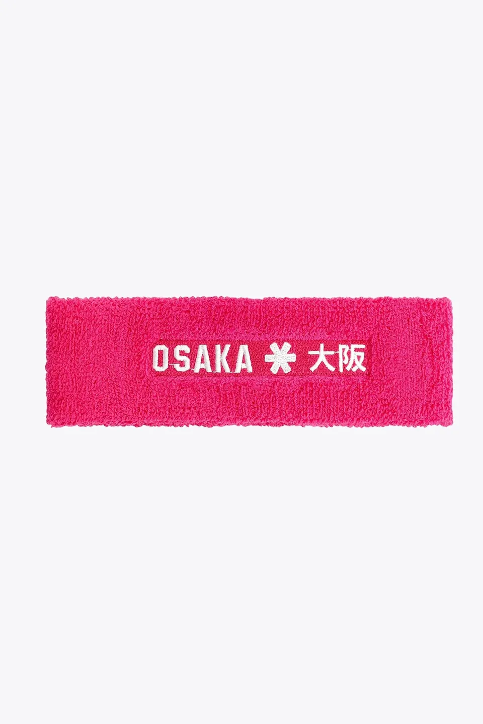 osaka-sweatband-electric-fuchsia-fascia-polsa-testa-sportiva image 1