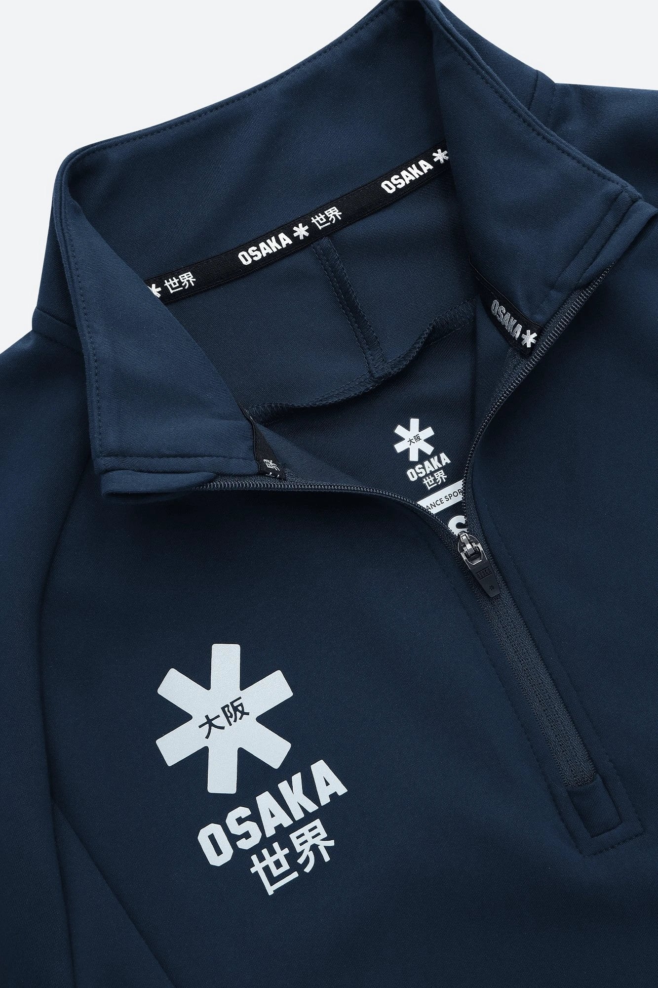 osaka-felpa-half-zip-donna-navy image 3