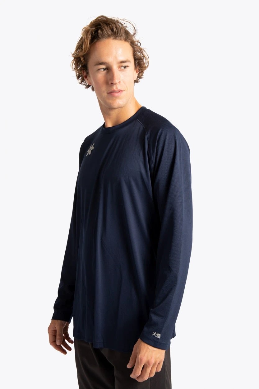 osaka-training-tee-long-sleeve-uomo-navy image 5