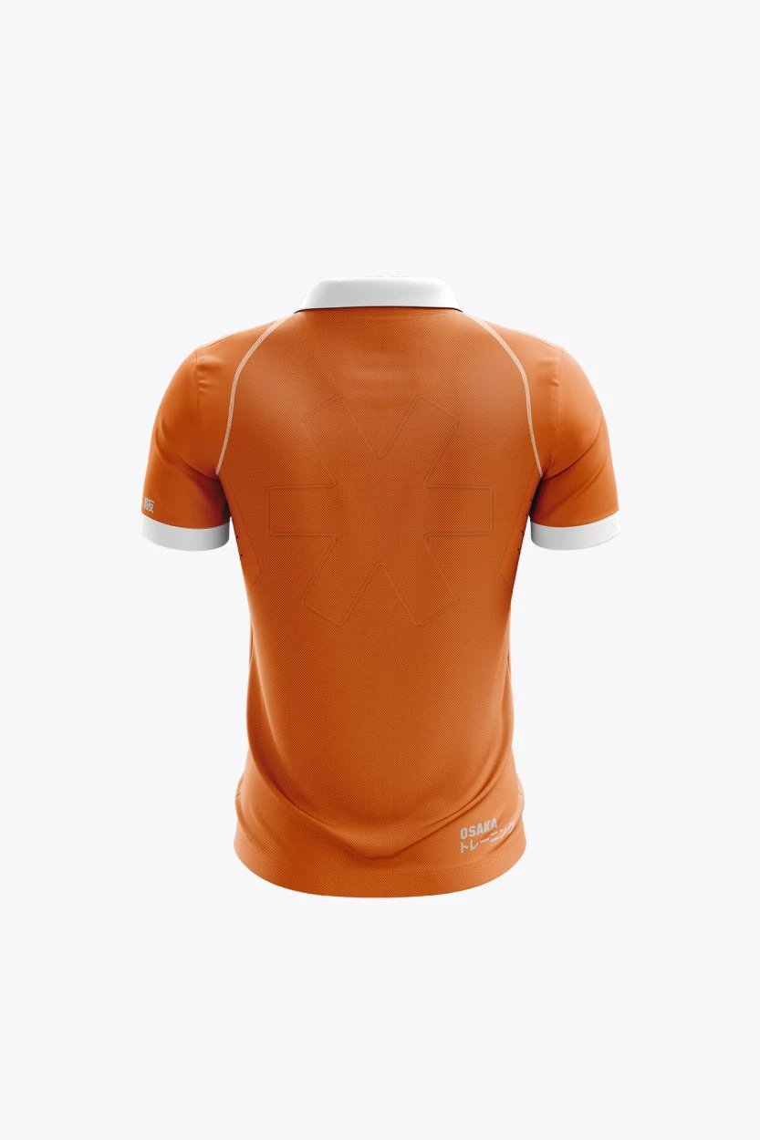 osaka-hc-bloemendaal-kids-polo-jersey-retro-arancione image 2