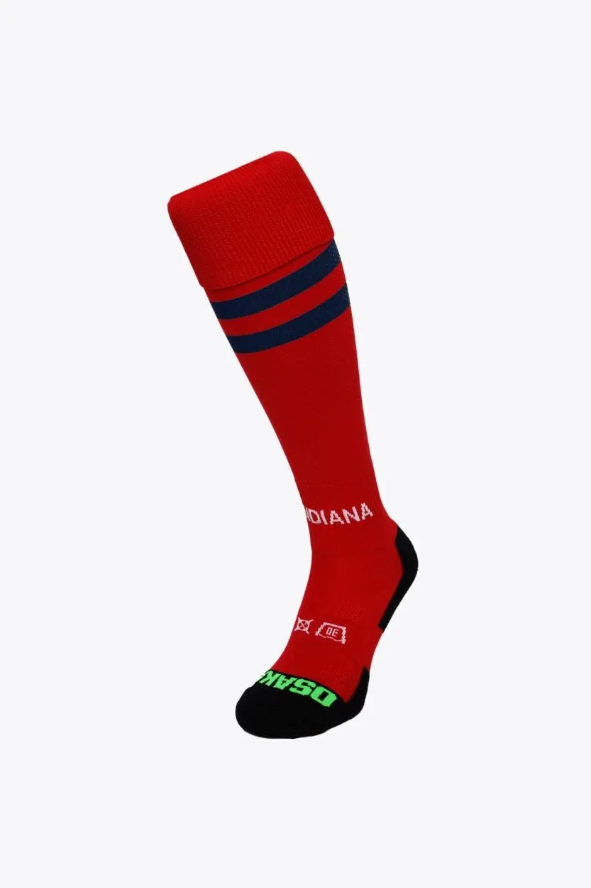 osaka-indiana-calze-hockey-prato-retro-edition-rosse image 1