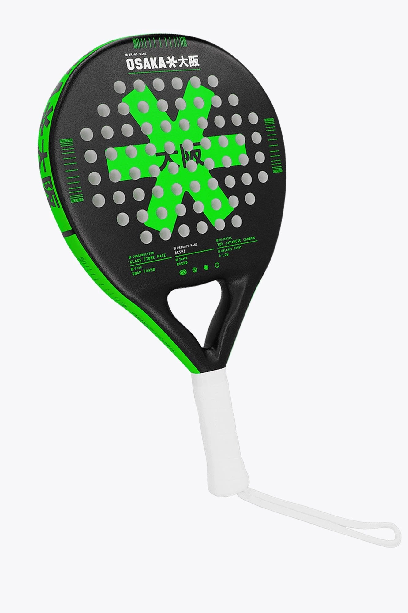 osaka-deshi-control-racchetta-padel-iconic-black image 2