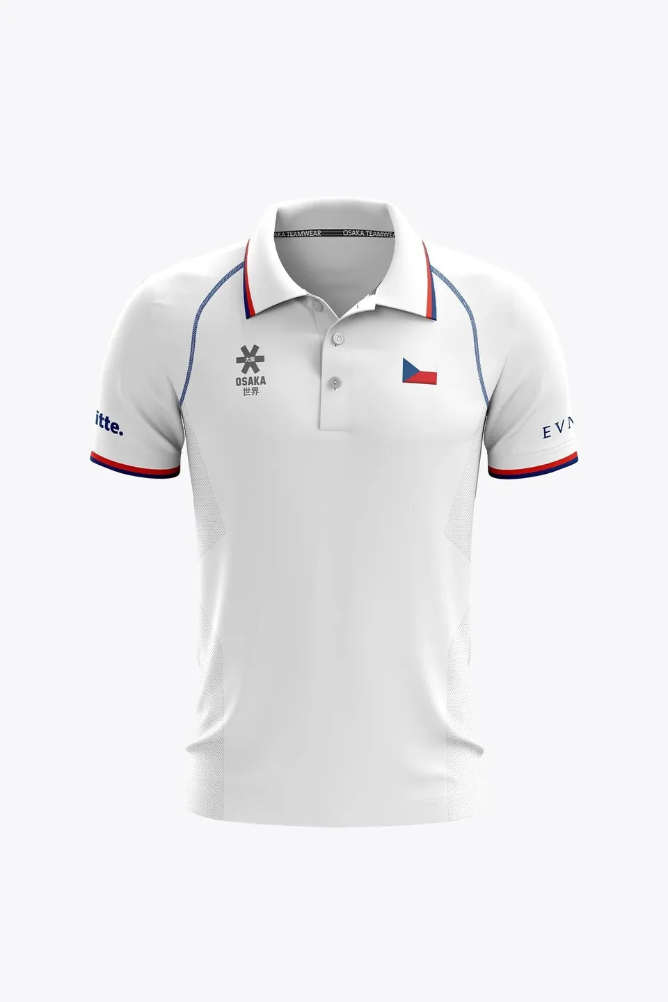 osaka-polo-uomo-repubblica-ceca-official-bianco image 1