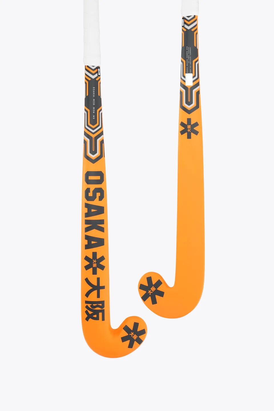 osaka-mid-bow-wg-mazza-hockey-orange-tiger image 1