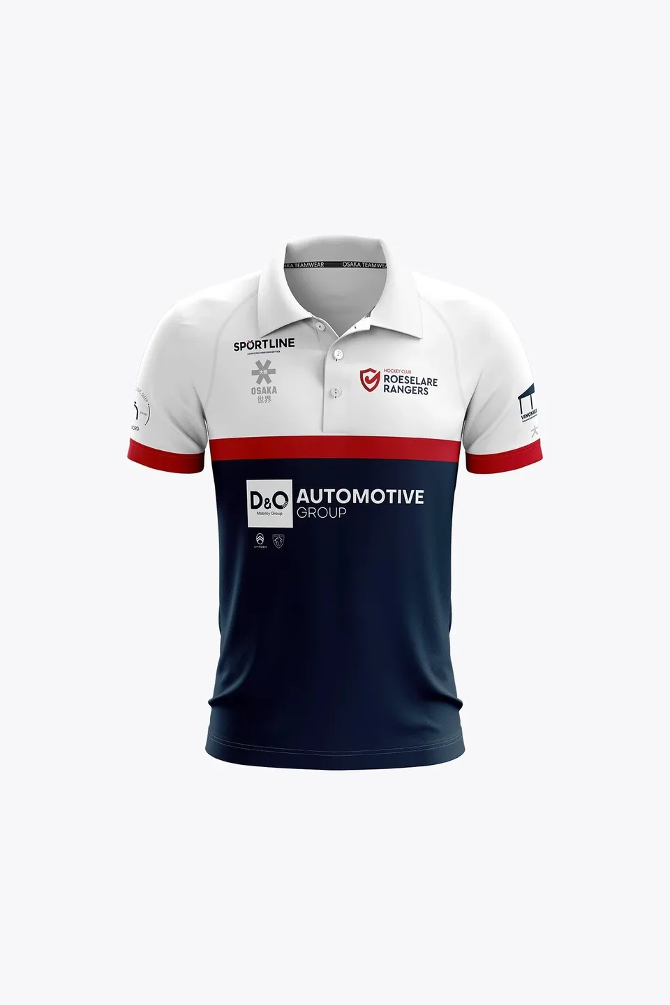 roeselare-rangers-kids-polo-jersey-white-navy image 1