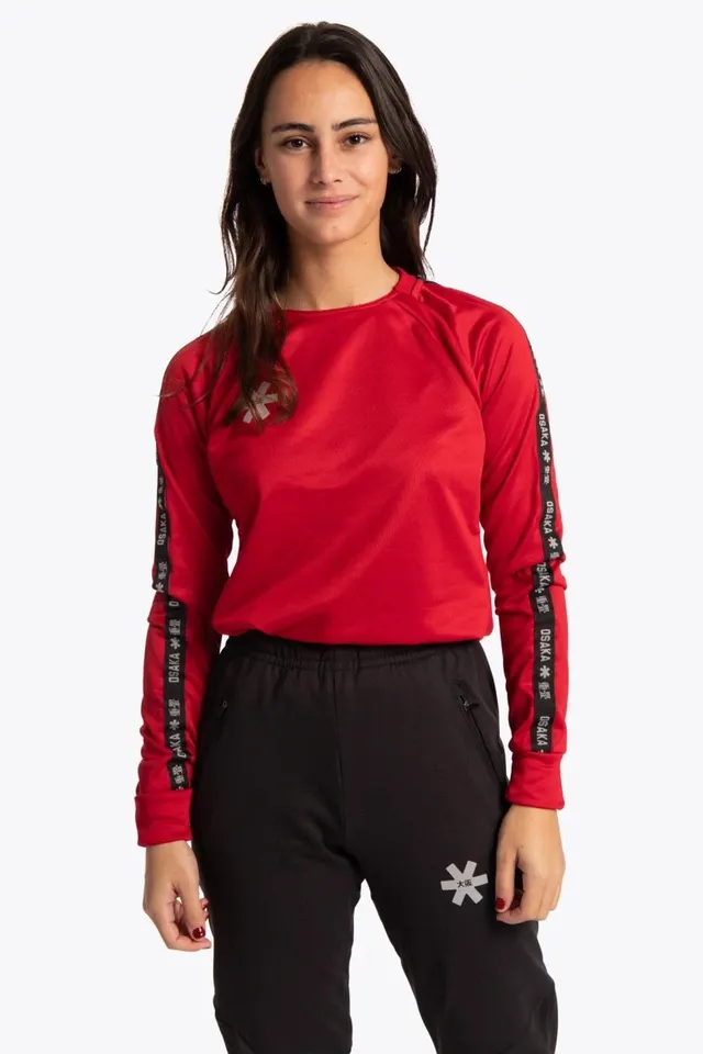osaka-women-training-sweater-felpa-donna-red image 1