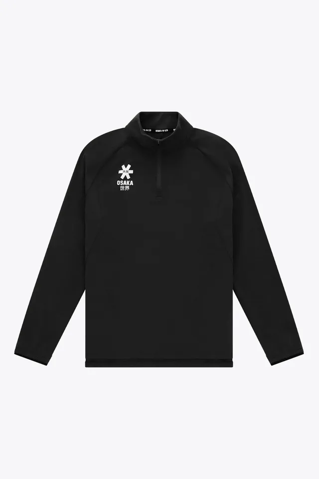 osaka-half-zip-sweater-felpa-bambino-nero image 1