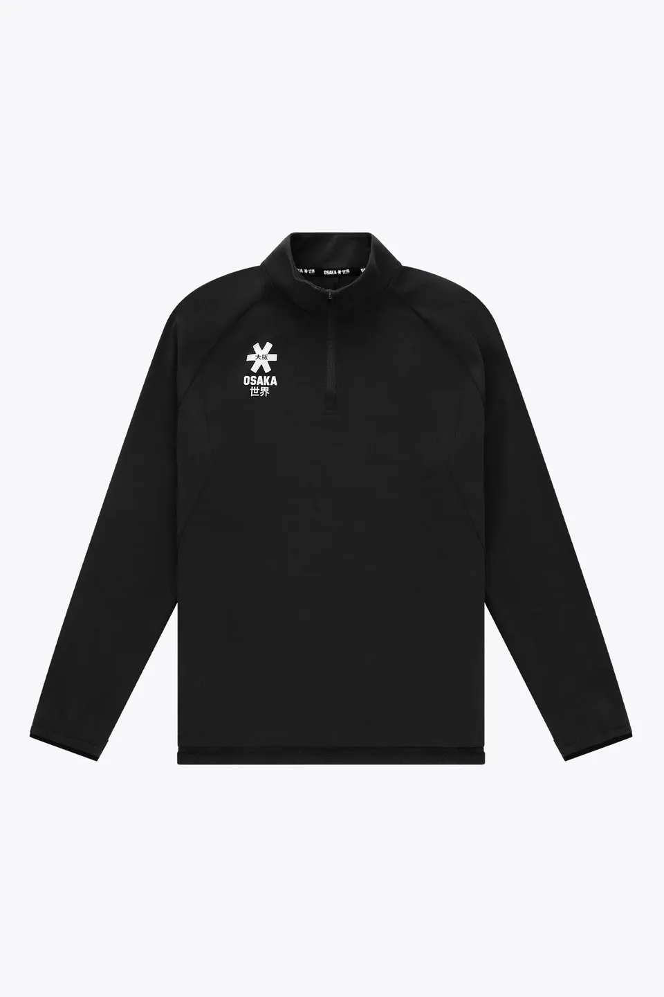 osaka-half-zip-sweater-felpa-bambino-nero image 1