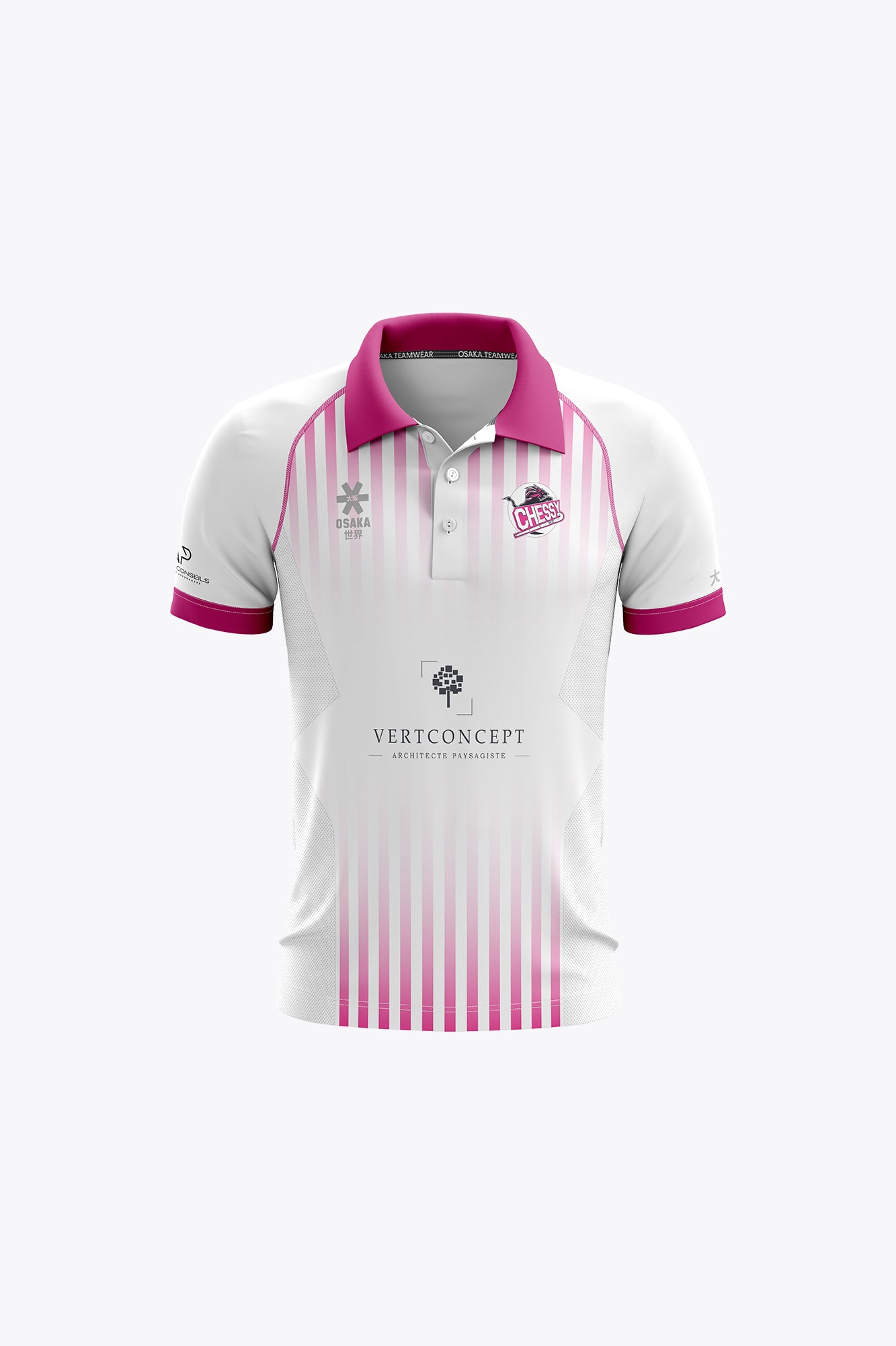 osaka-hc-chessy-kids-polo-jersey-polo-hockey-bambino-white image 1