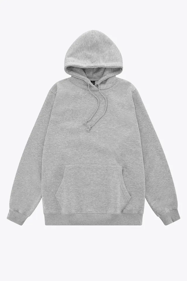 osaka-unisex-hoodie-basic-grey-melange image 1