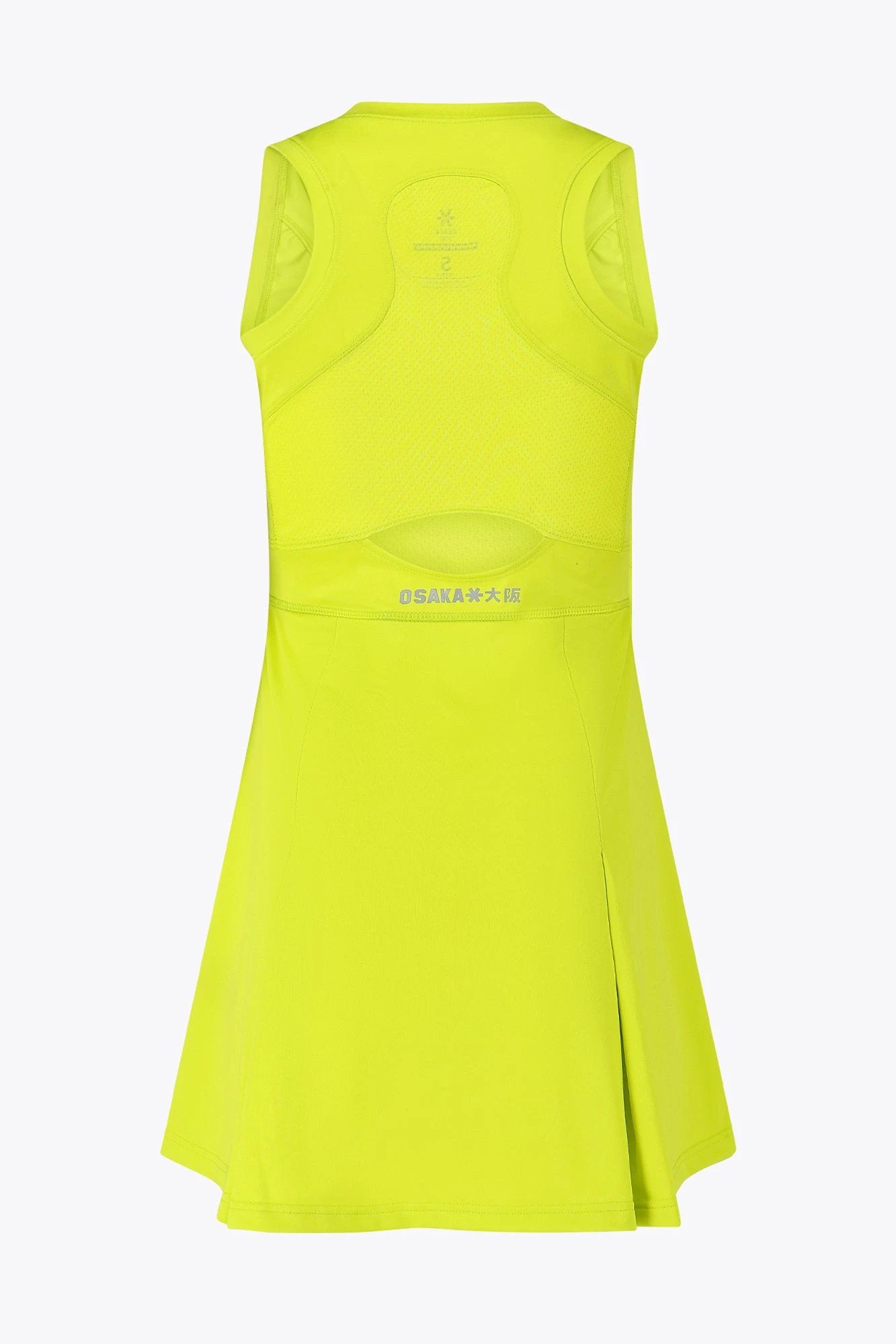 osaka-women-floucy-dress-abito-sportivo-donna-acid-lime image 2