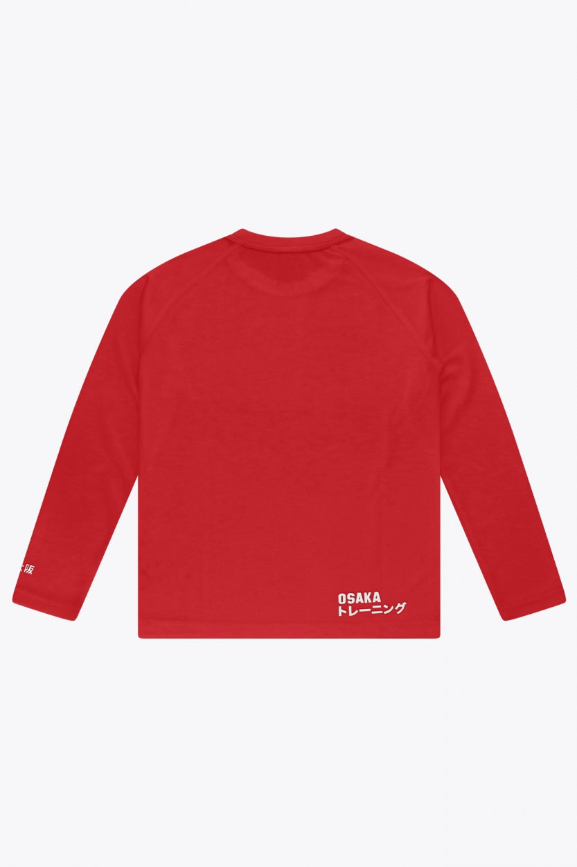osaka-training-maglia-manica-lunga-bambino-rosso image 2