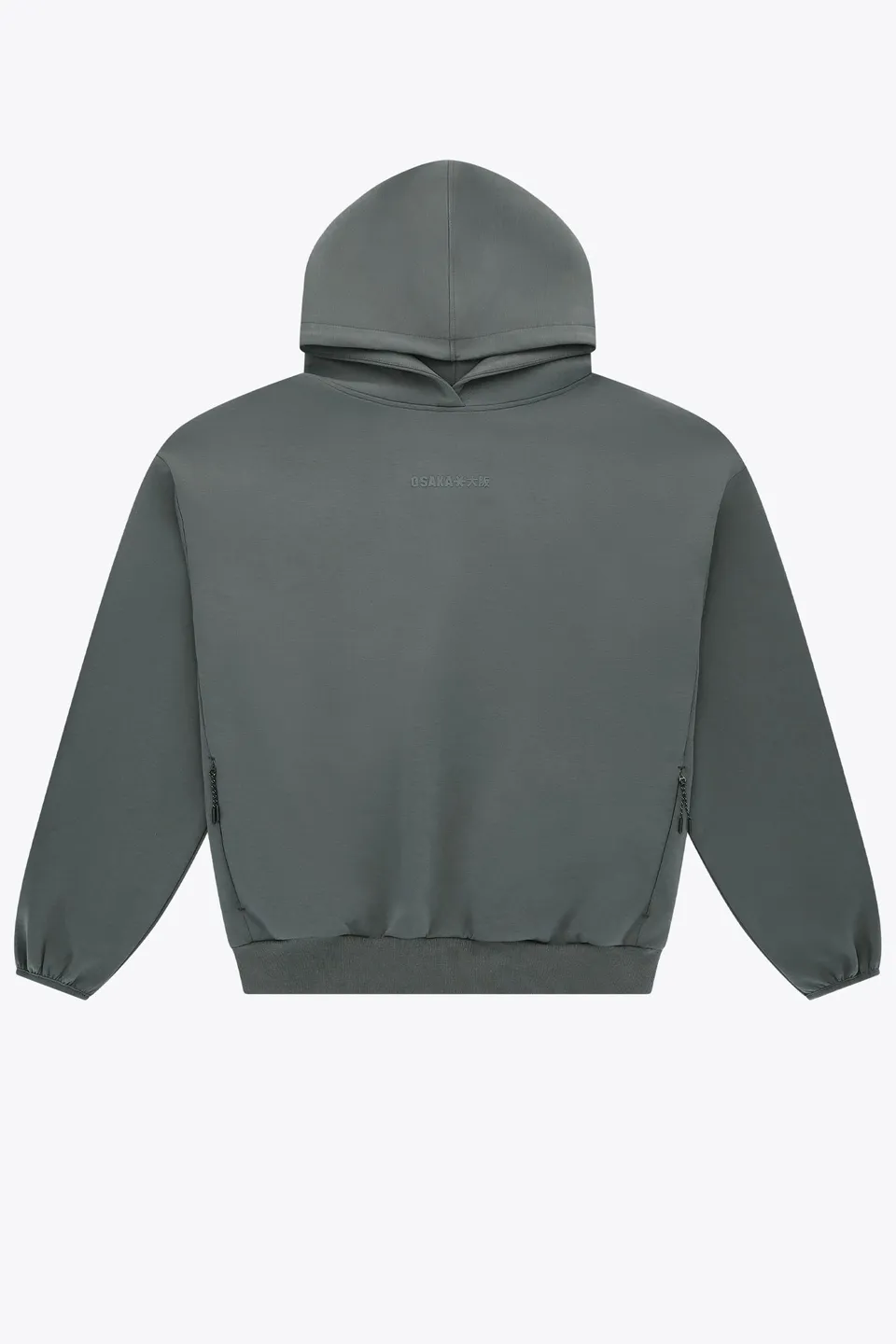 osaka-unisex-hoodie-neo-knit-felpa-dark-grey-melange image 1