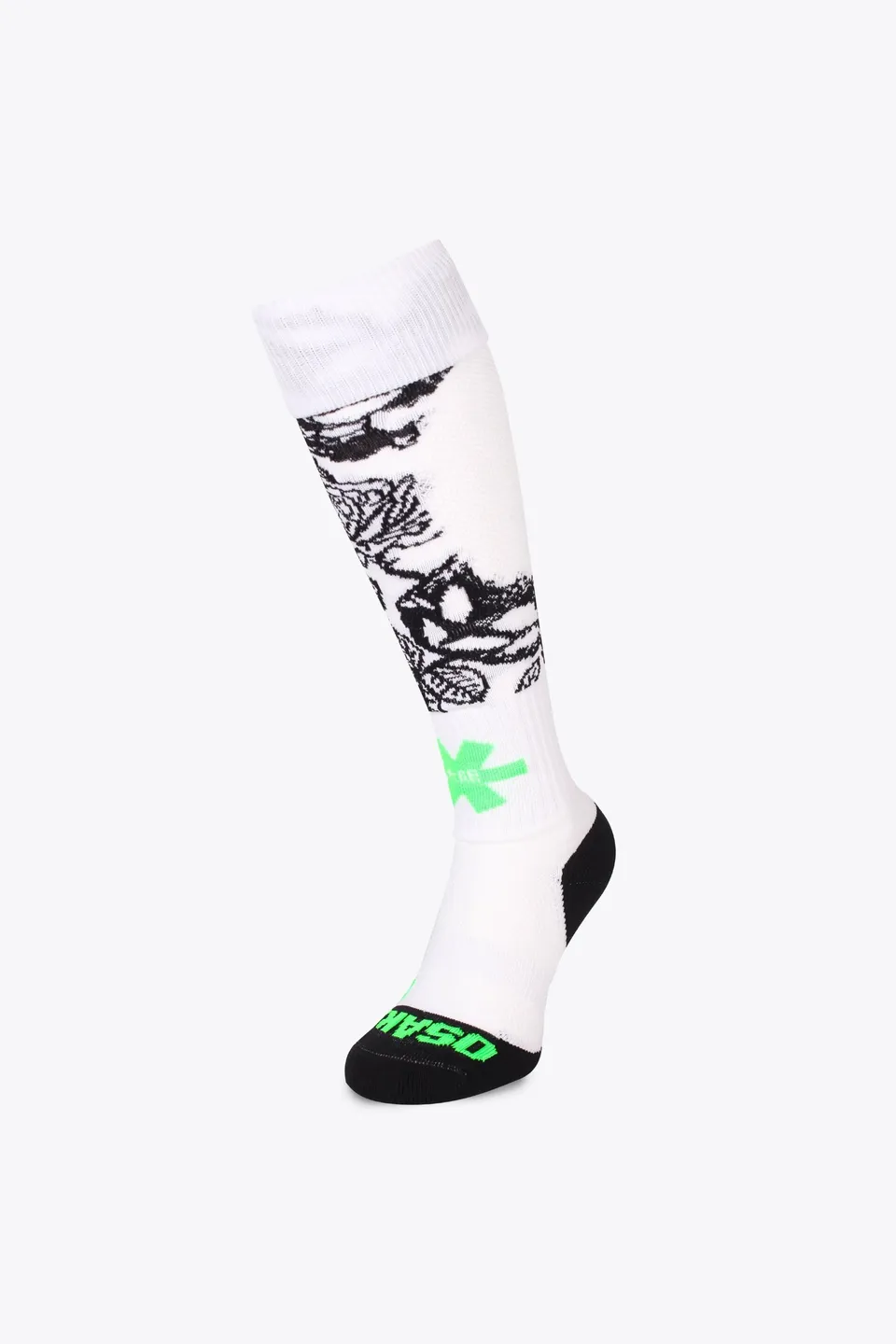 osaka-calze-hockey-prato-white-flowers-calzini-hockey-unisex image 1