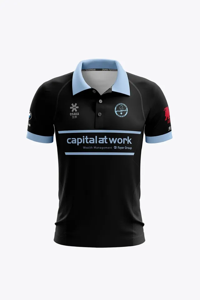 osaka-arlon-women-polo-jersey-nero image 1