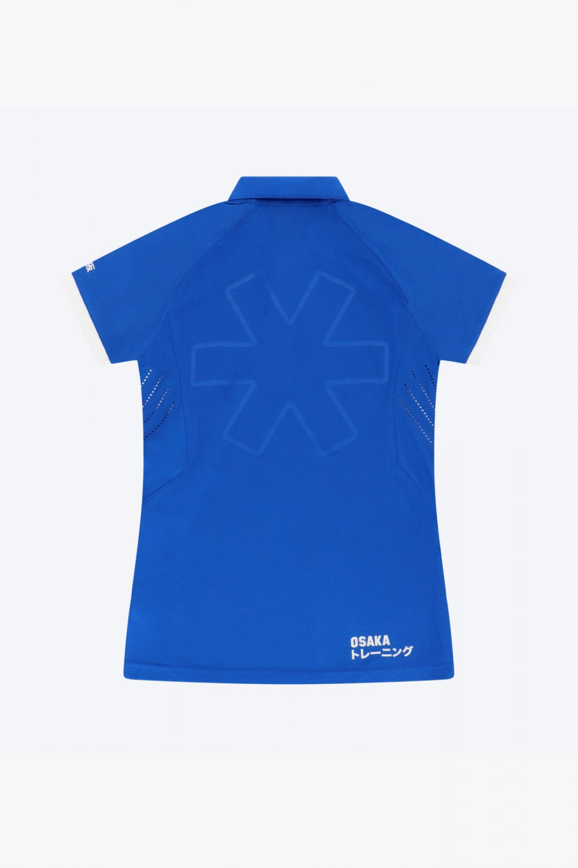 osaka-women-polo-jersey-royal-blue-polo-sportiva-donna image 2