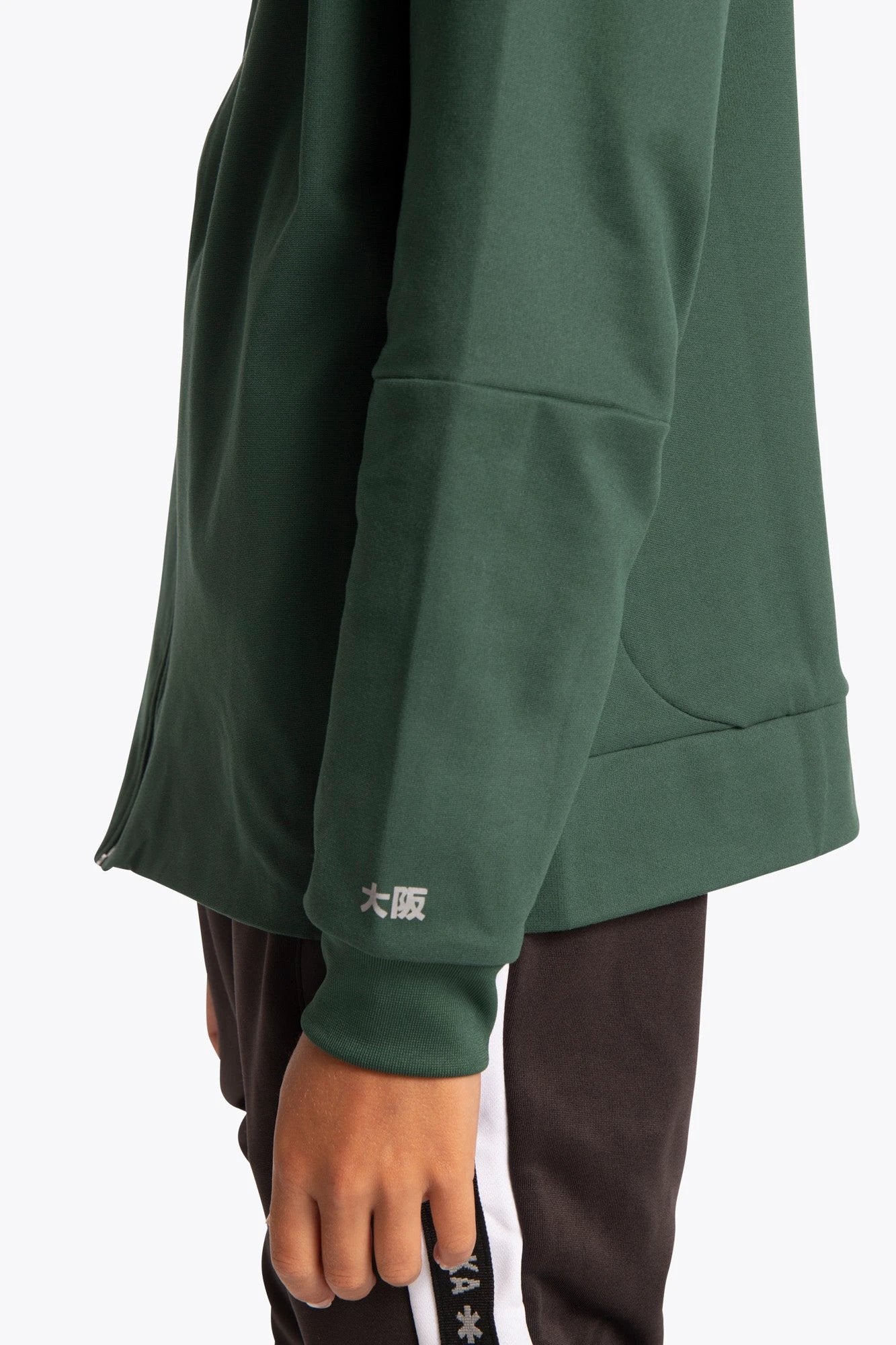 osaka-kids-track-top-felpa-full-zip-bambino-dark-green image 7