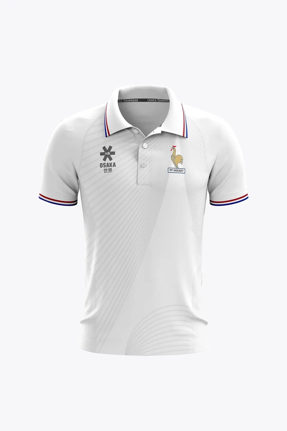osaka-official-france-men-polo-jersey-bianco image 1