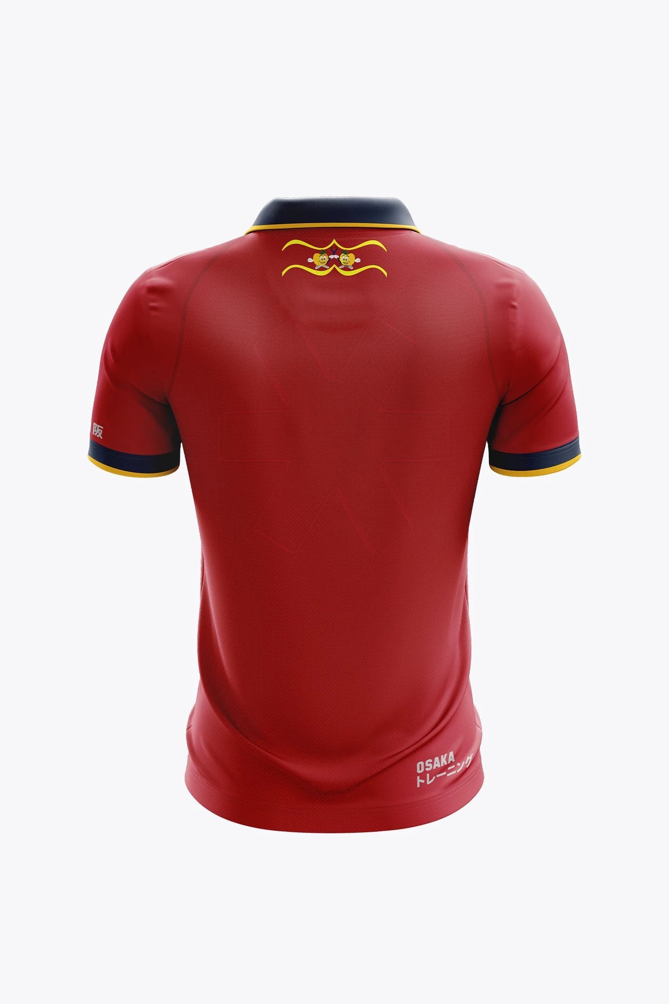 osaka-hc-cauchois-women-polo-jersey-rosso image 2