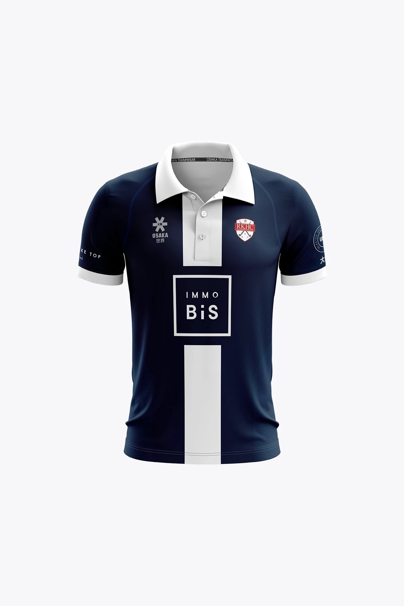 osaka-royal-knokke-hc-polo-jersey-kids-polo-hockey-navy image 1
