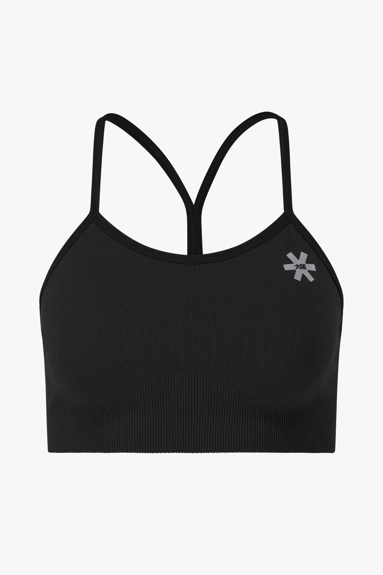 osaka-women-seamless-strap-bra-reggiseno-sportivo-faded-black image 1