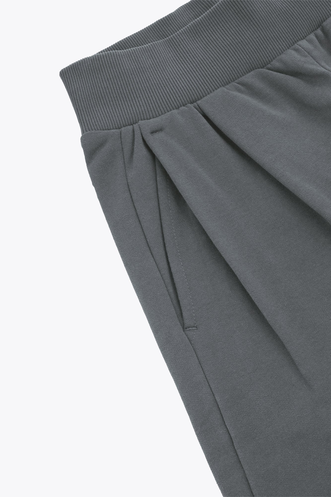 osaka-women-wide-leg-sweatpants-dark-grey-melange image 4