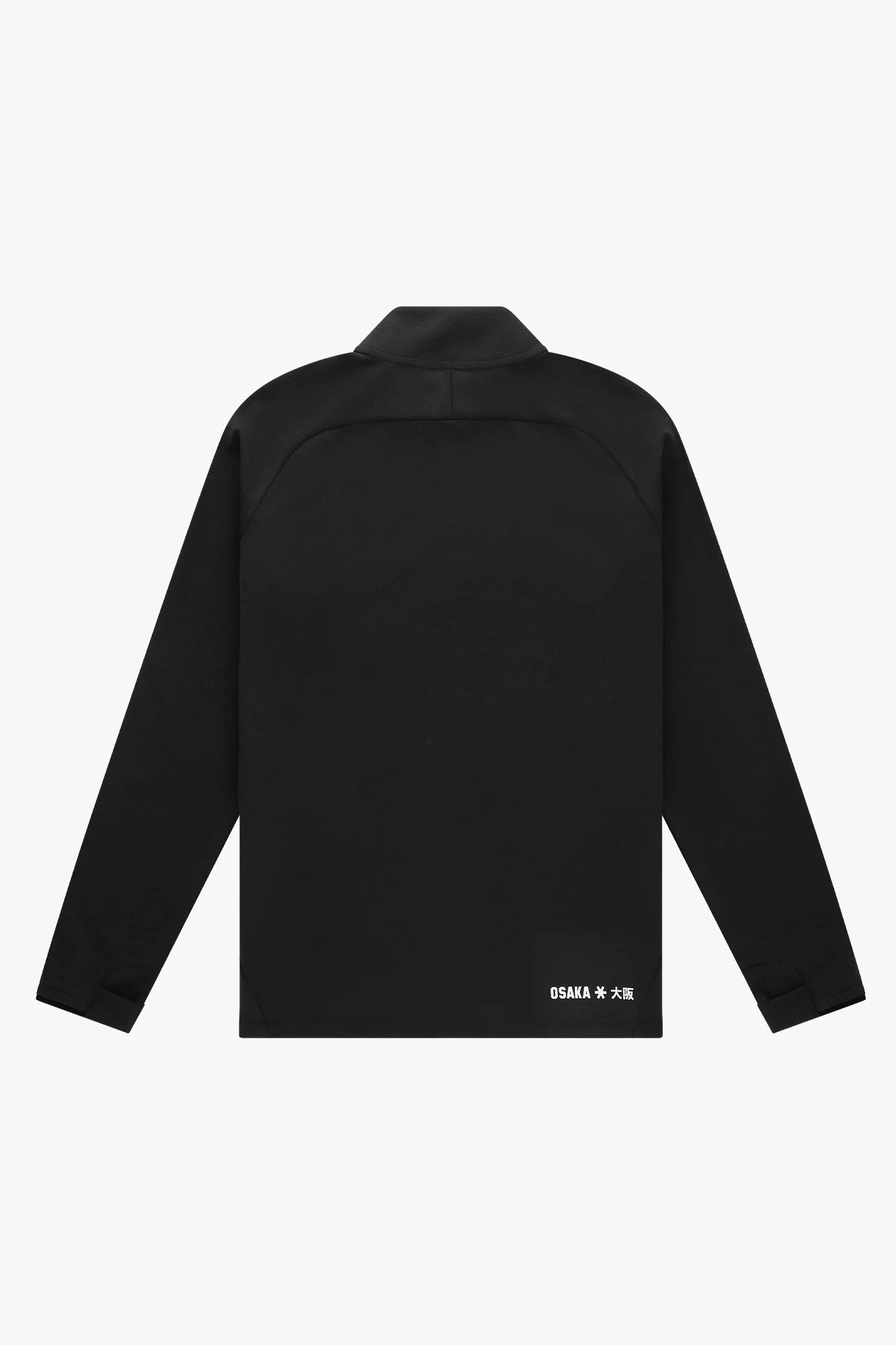 osaka-felpa-half-zip-uomo-nero image 2