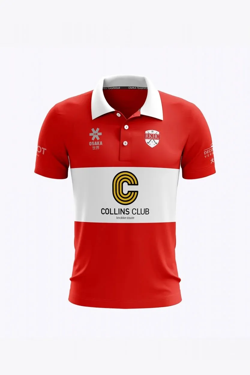 osaka-hc-knokke-women-polo-jersey-home-retro-edition-red image 1
