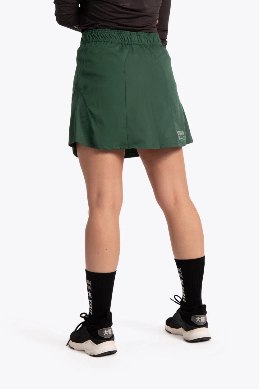 osaka-training-skort-donna-verde-scuro image 5