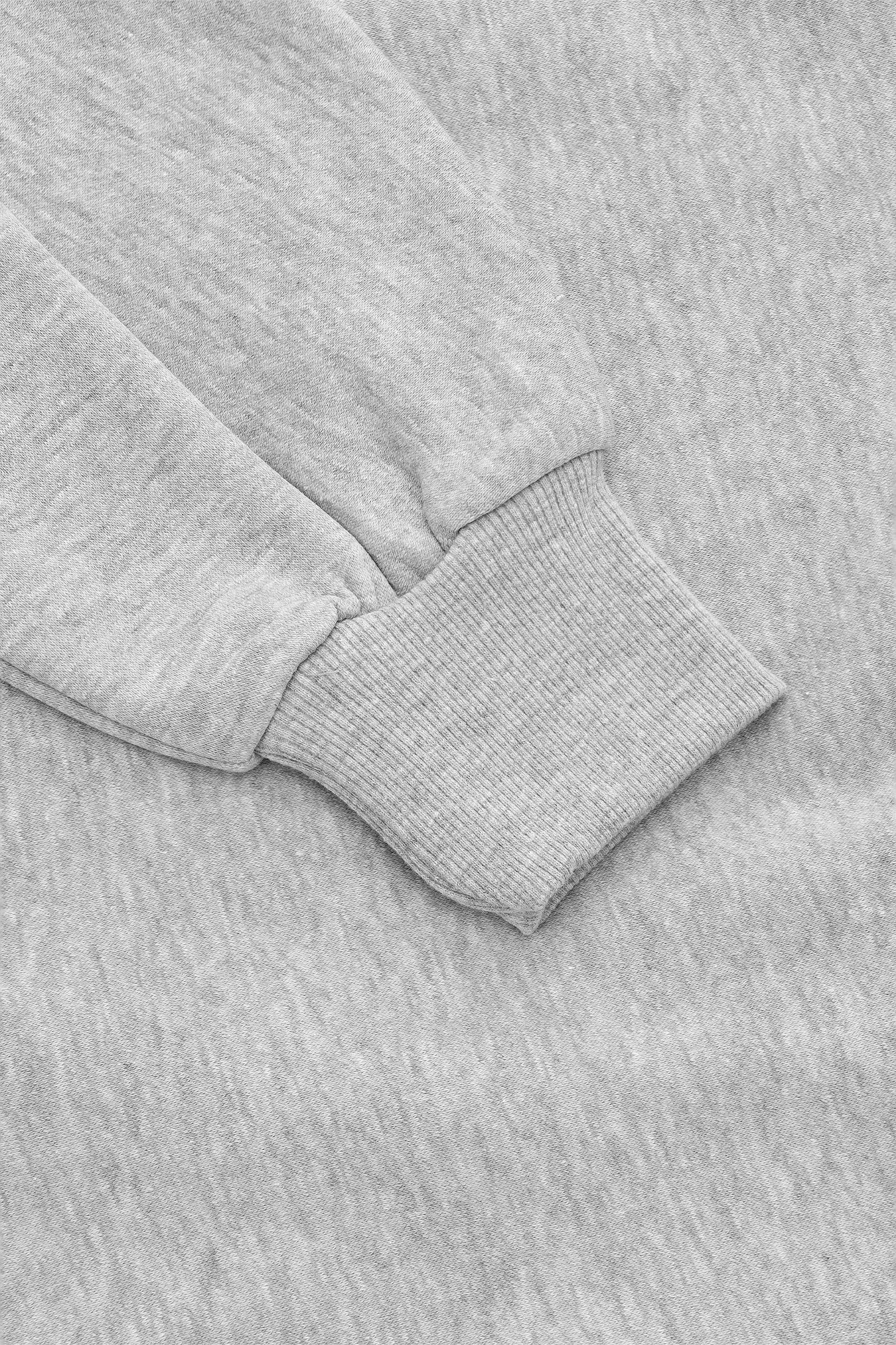osaka-men-half-zip-sweater-felpa-mezza-zip-uomo-heather-grey image 4