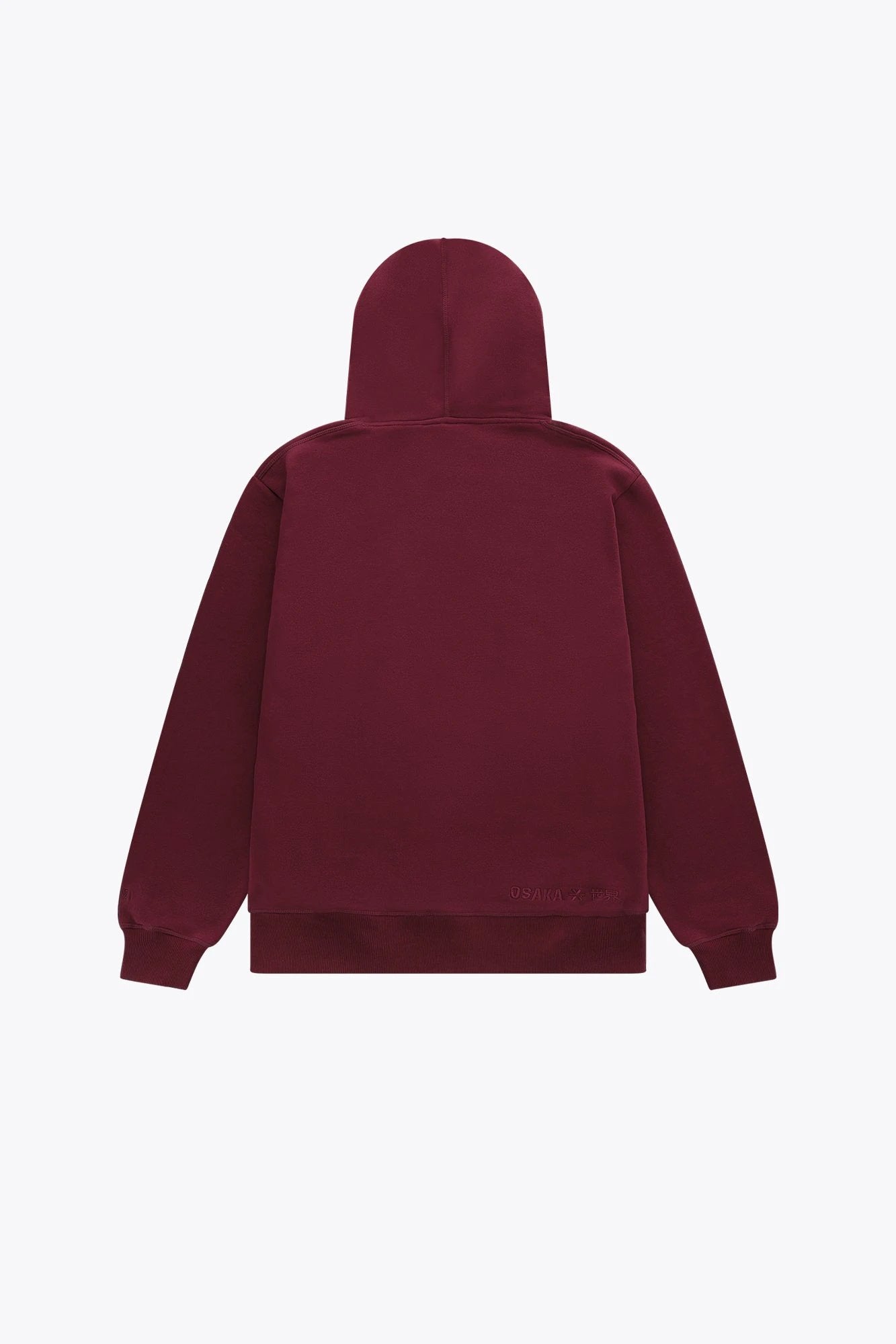 osaka-kids-hoodie-basic-felpa-bambino-bordeaux image 2