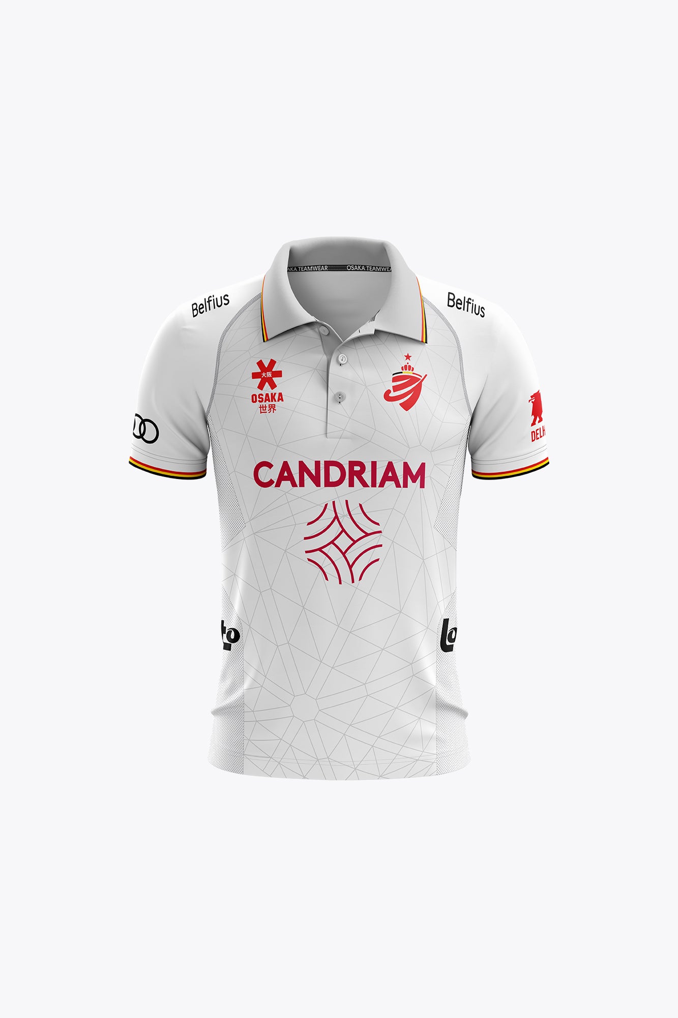 osaka-belgium-kids-polo-jersey-2026-bambino-white image 1