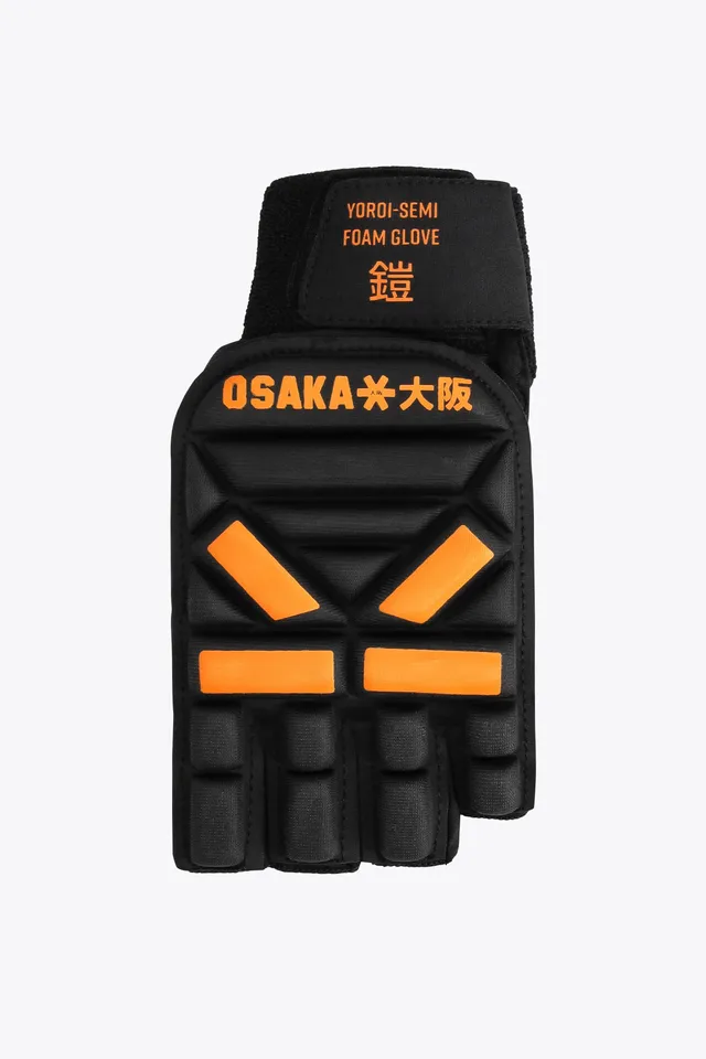 osaka-yoroi-semi-foam-guanto-hockey-mano-sinistra-orange-tiger image 1