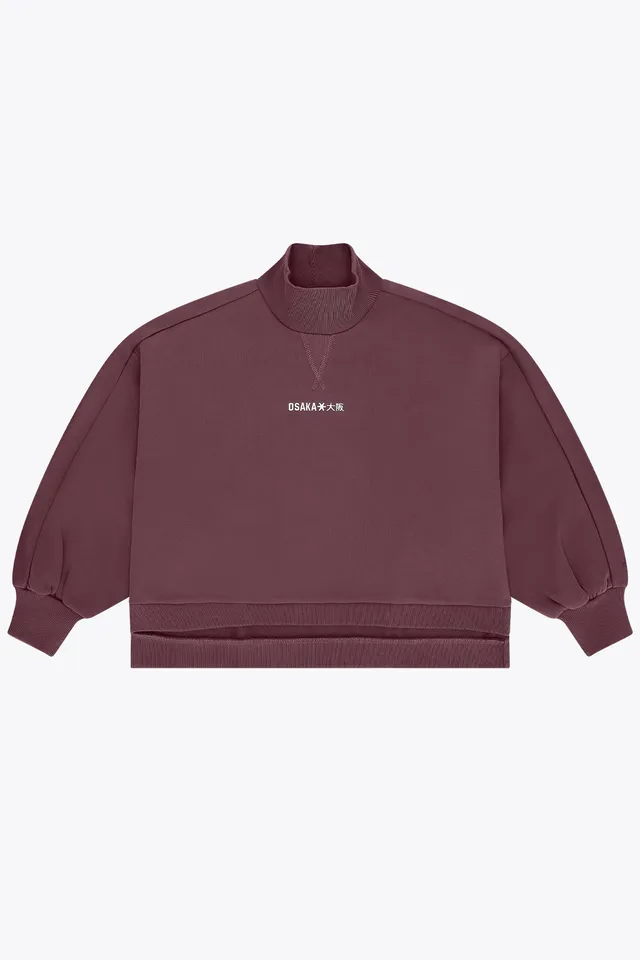 osaka-women-mockneck-sweater-peppercorn-maglione-oversize image 1