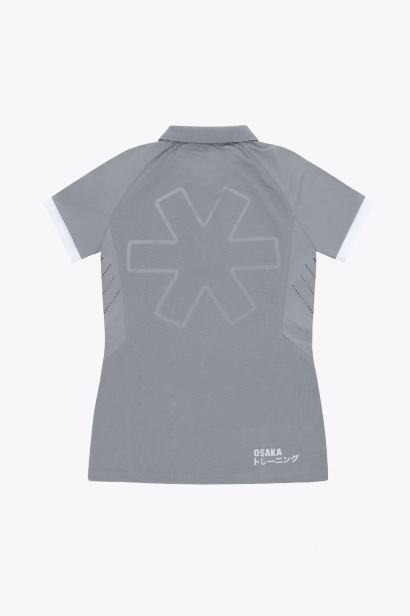 osaka-women-polo-jersey-grigio-scuro image 2