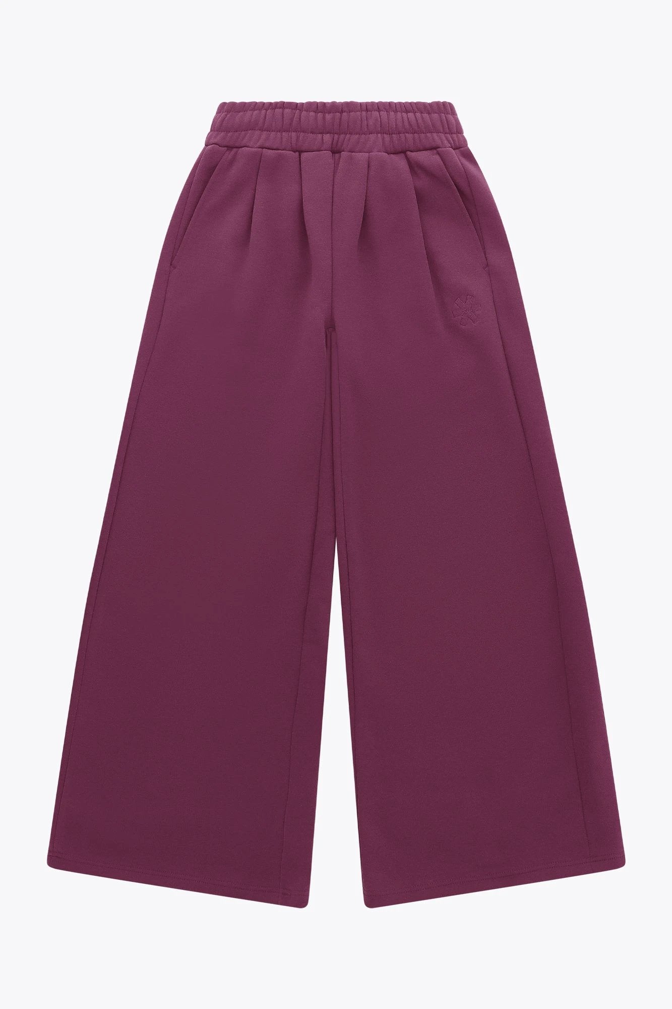 osaka-women-sweatpants-wide-leg-pantaloni-cherry-lacquer image 1