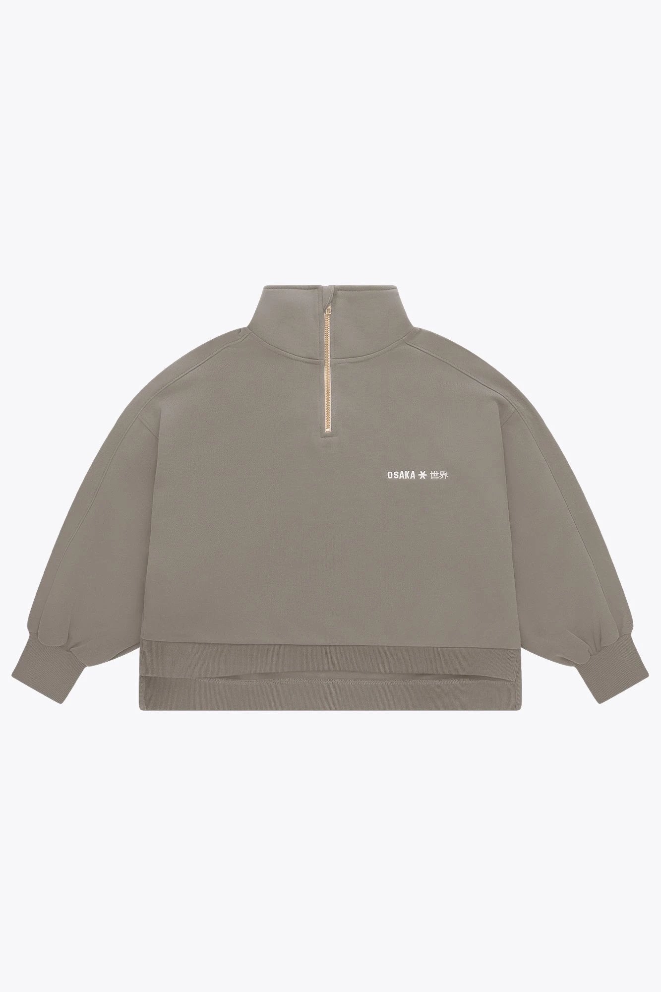 osaka-felpa-donna-cropped-half-zip-cloudburst image 1