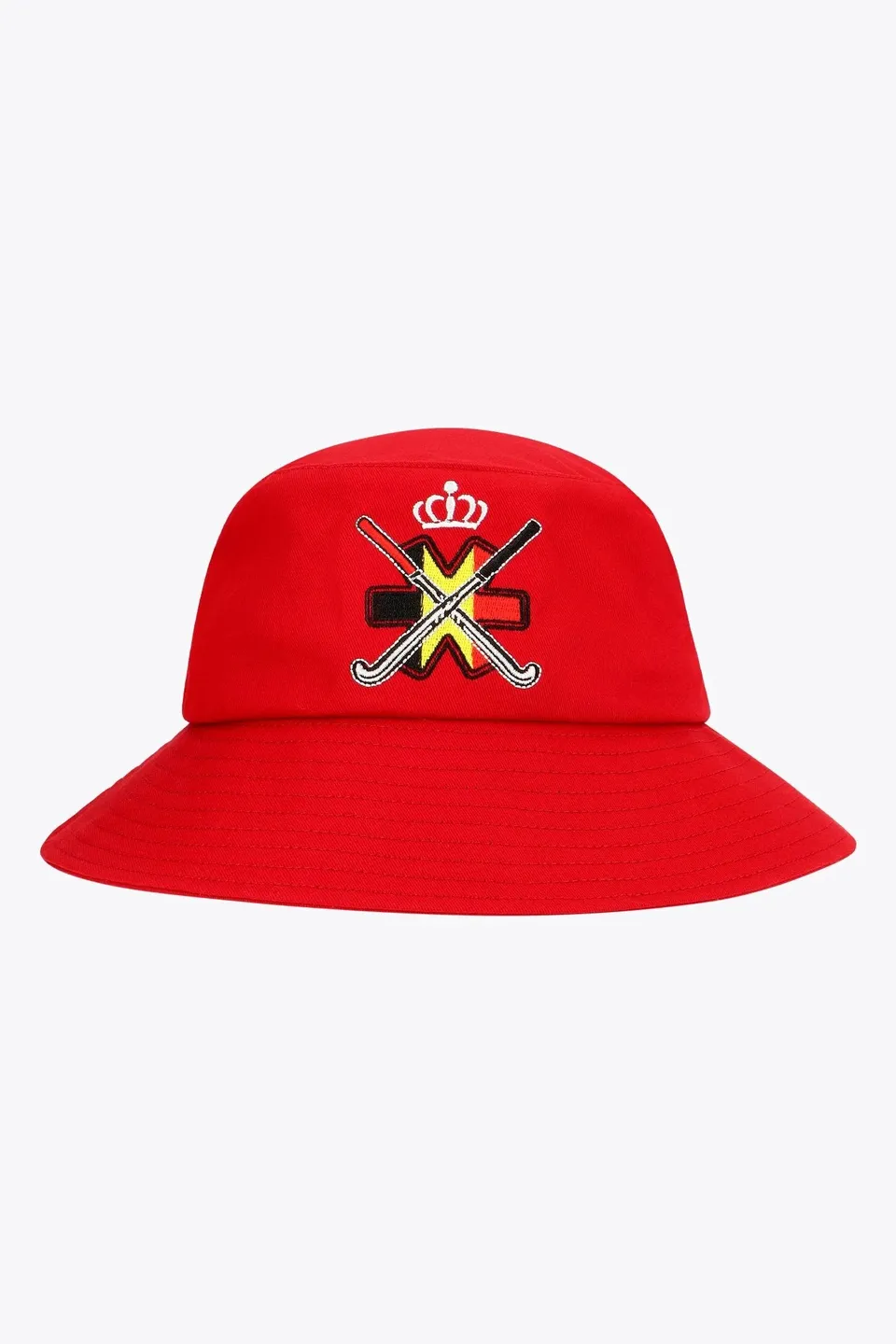 official-belgium-fan-bucket-hat-cappello-tifoso-rosso image 1