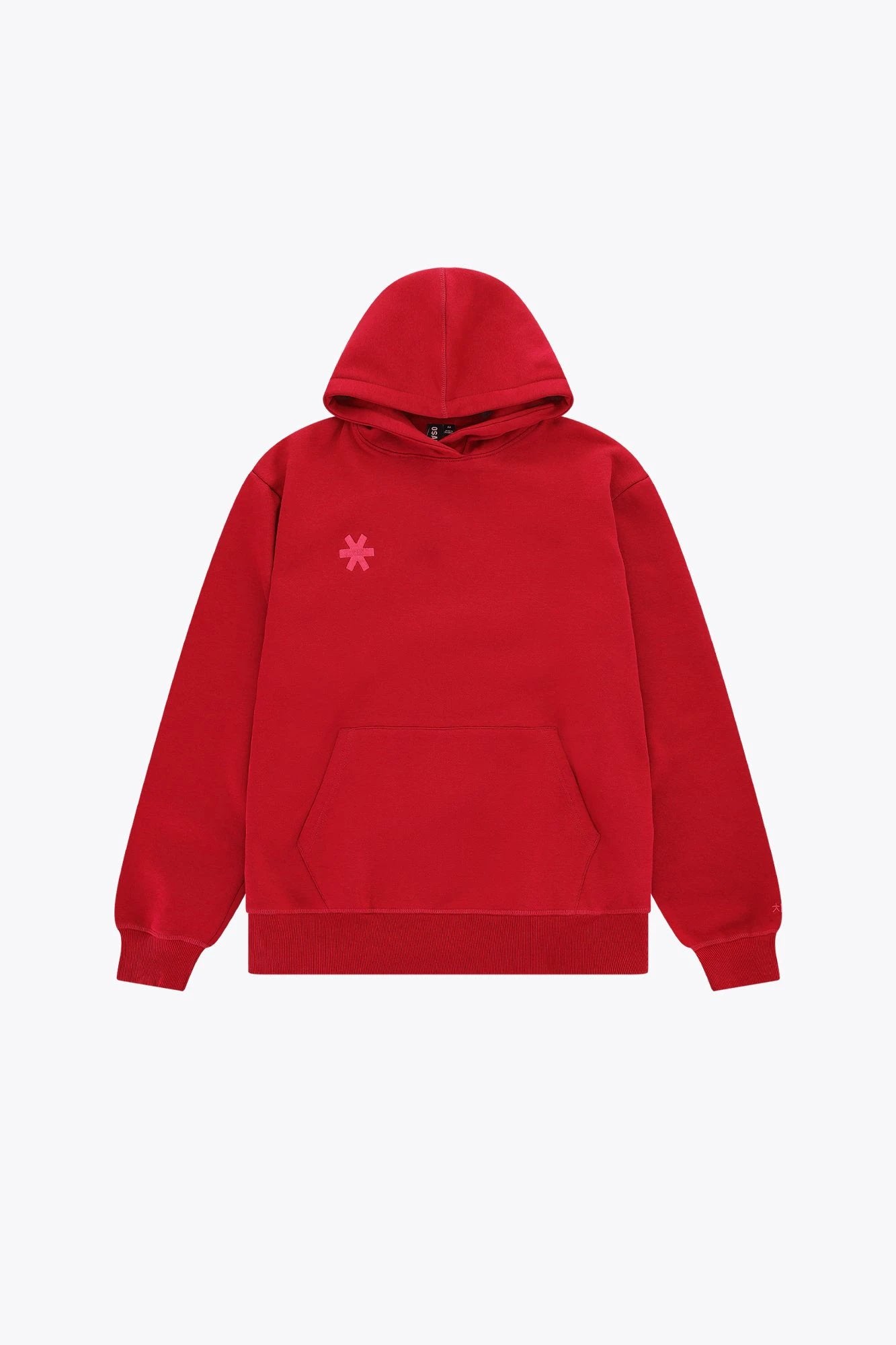 osaka-kids-hoodie-basic-felpa-con-cappuccio-bambino-rossa image 1