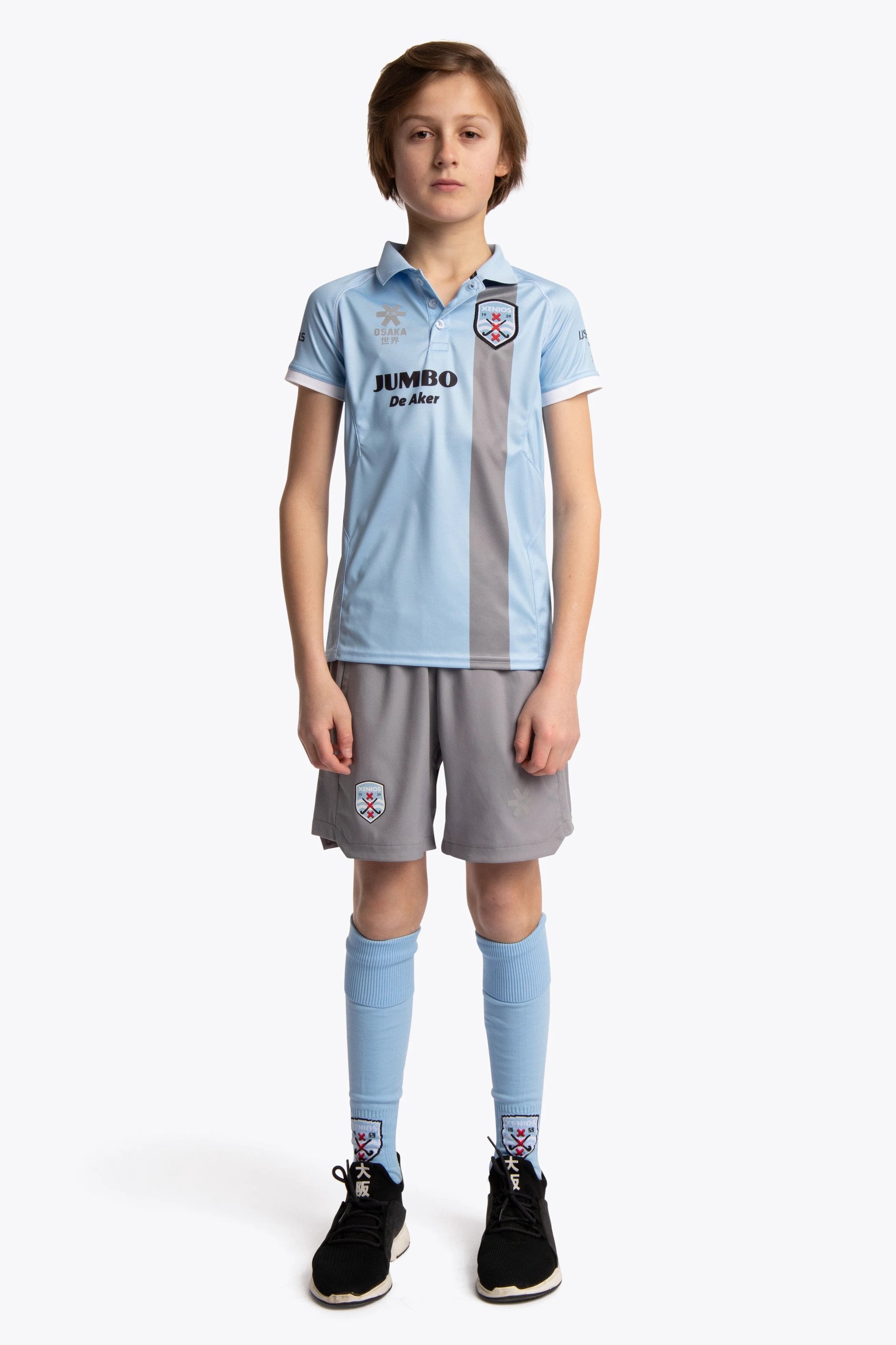 osaka-deshi-polo-jersey-bambino-xenios-azzurro-grigio image 7