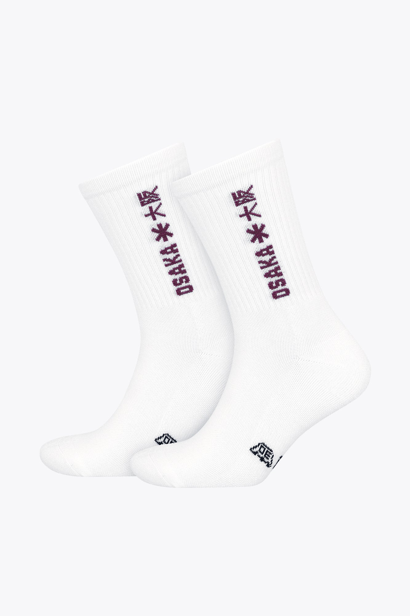 osaka-duo-pack-sports-socks-calze-sportive-bordeaux image 2