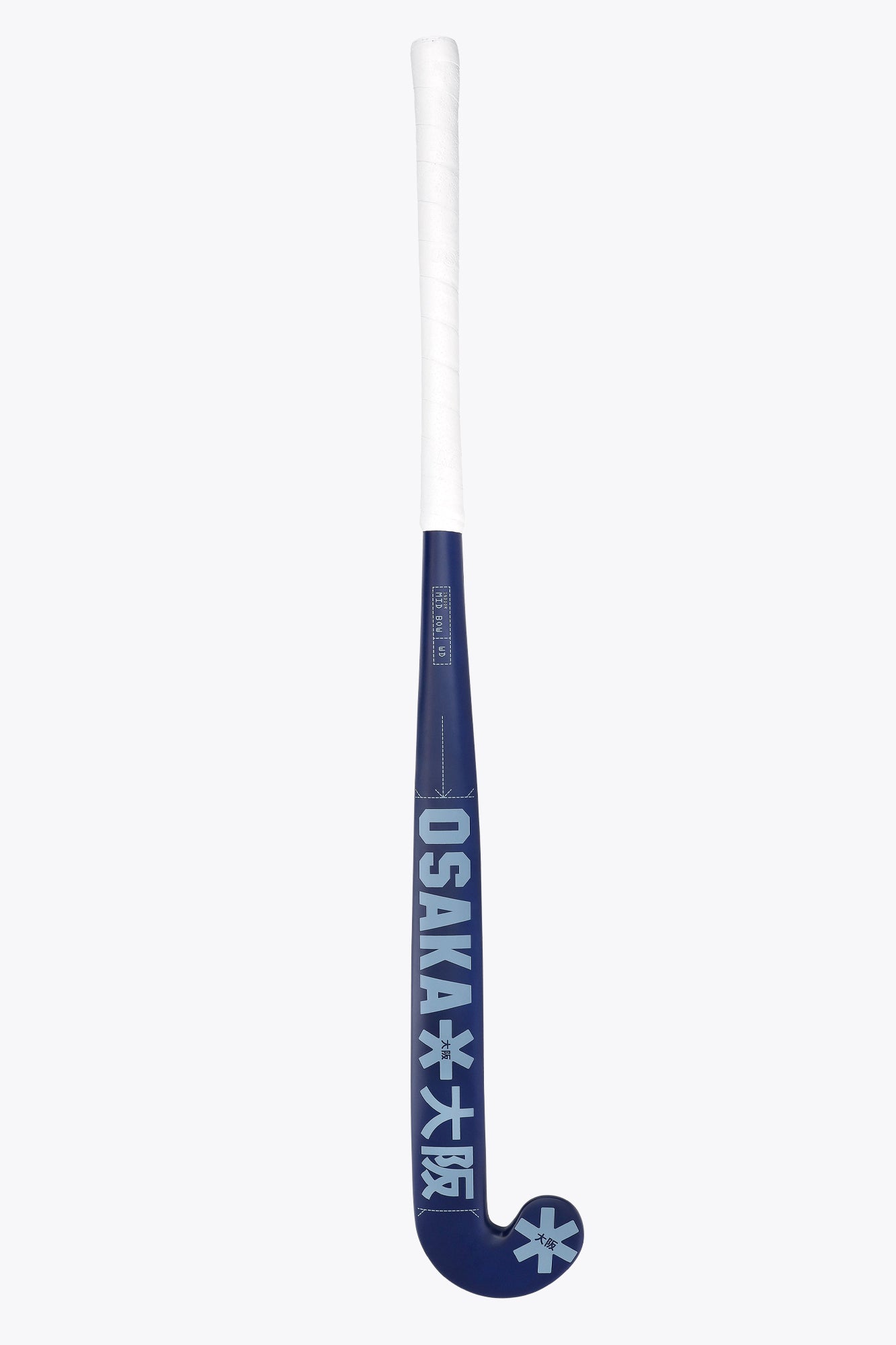 osaka-indoor-hockey-stick-mid-bow-wd-mazza-indoor-legno-navy-peony image 6