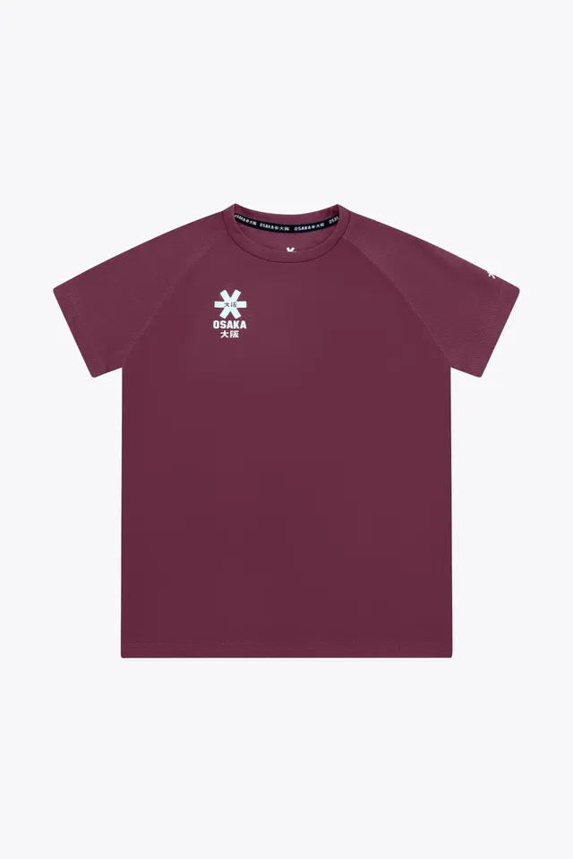 osaka-kids-training-tee-bordeaux-maglia-hockey-bambino image 1