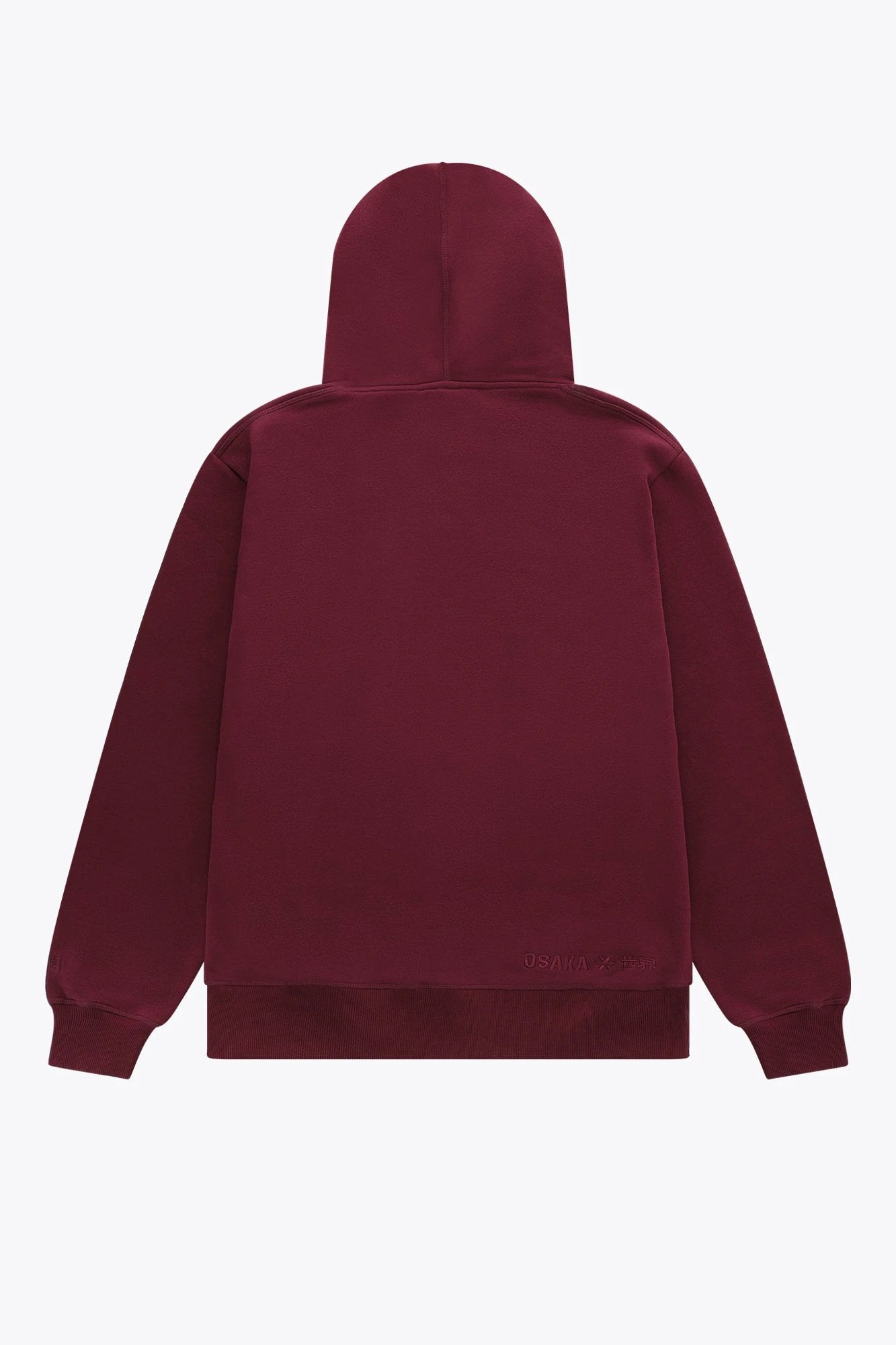 osaka-basic-felpa-con-cappuccio-unisex-bordeaux image 2