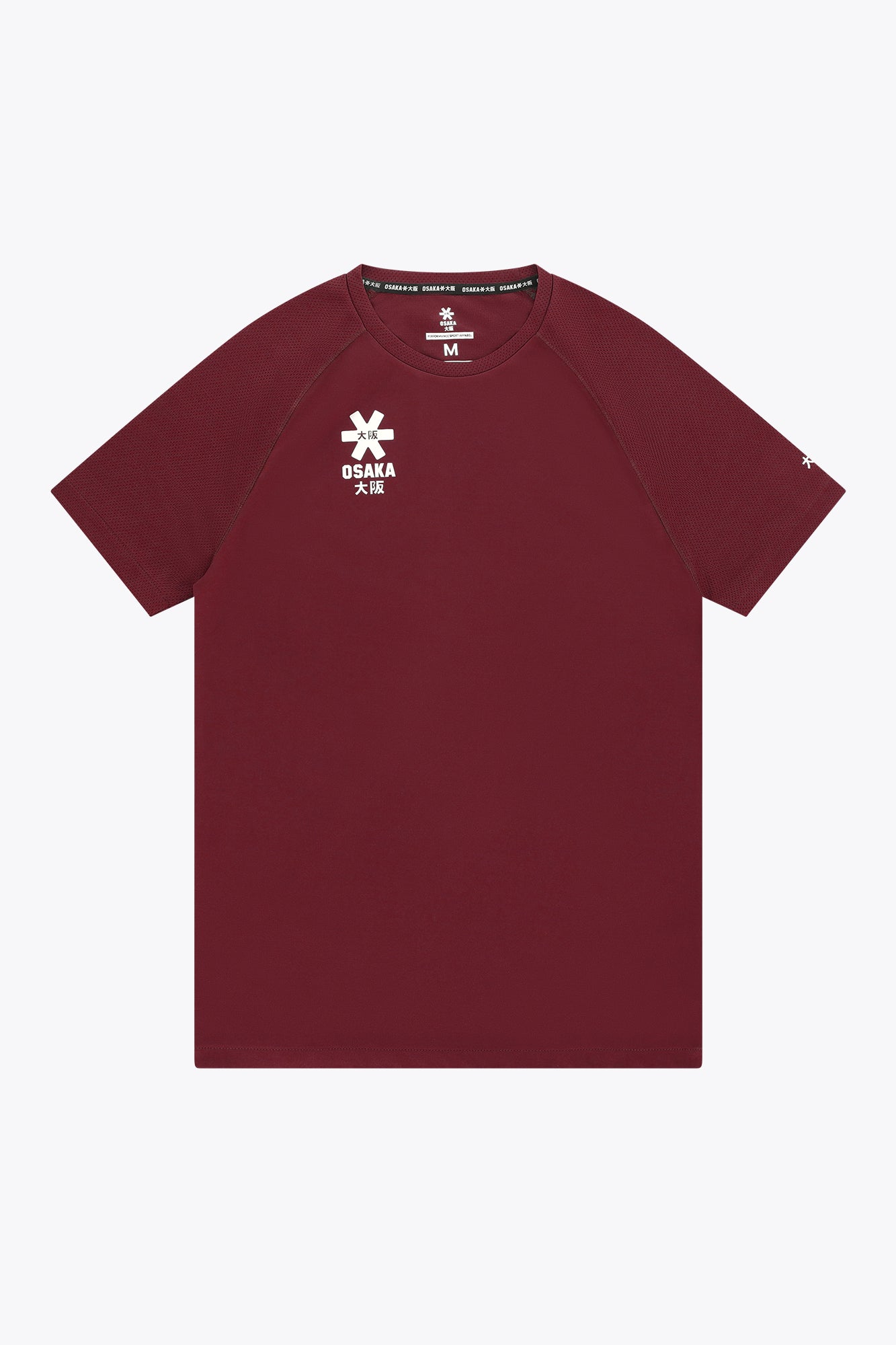 osaka-men-training-tee-bordeaux image 1