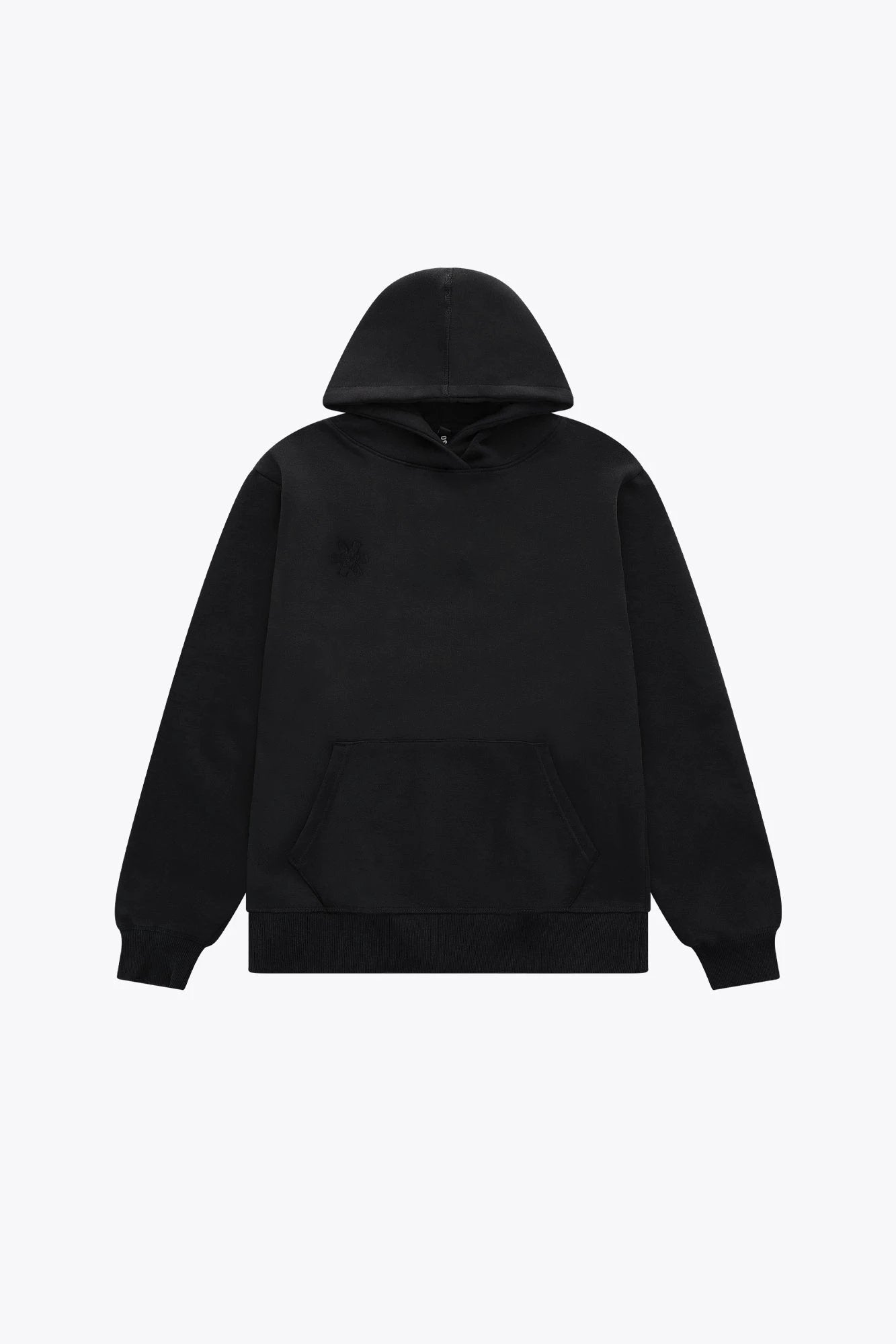osaka-kids-hoodie-basic-nero-felpa-con-cappuccio-bambino image 1