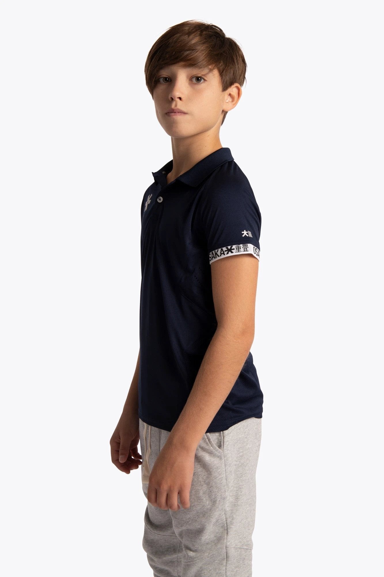 osaka-kids-polo-jersey-bambino-navy image 8