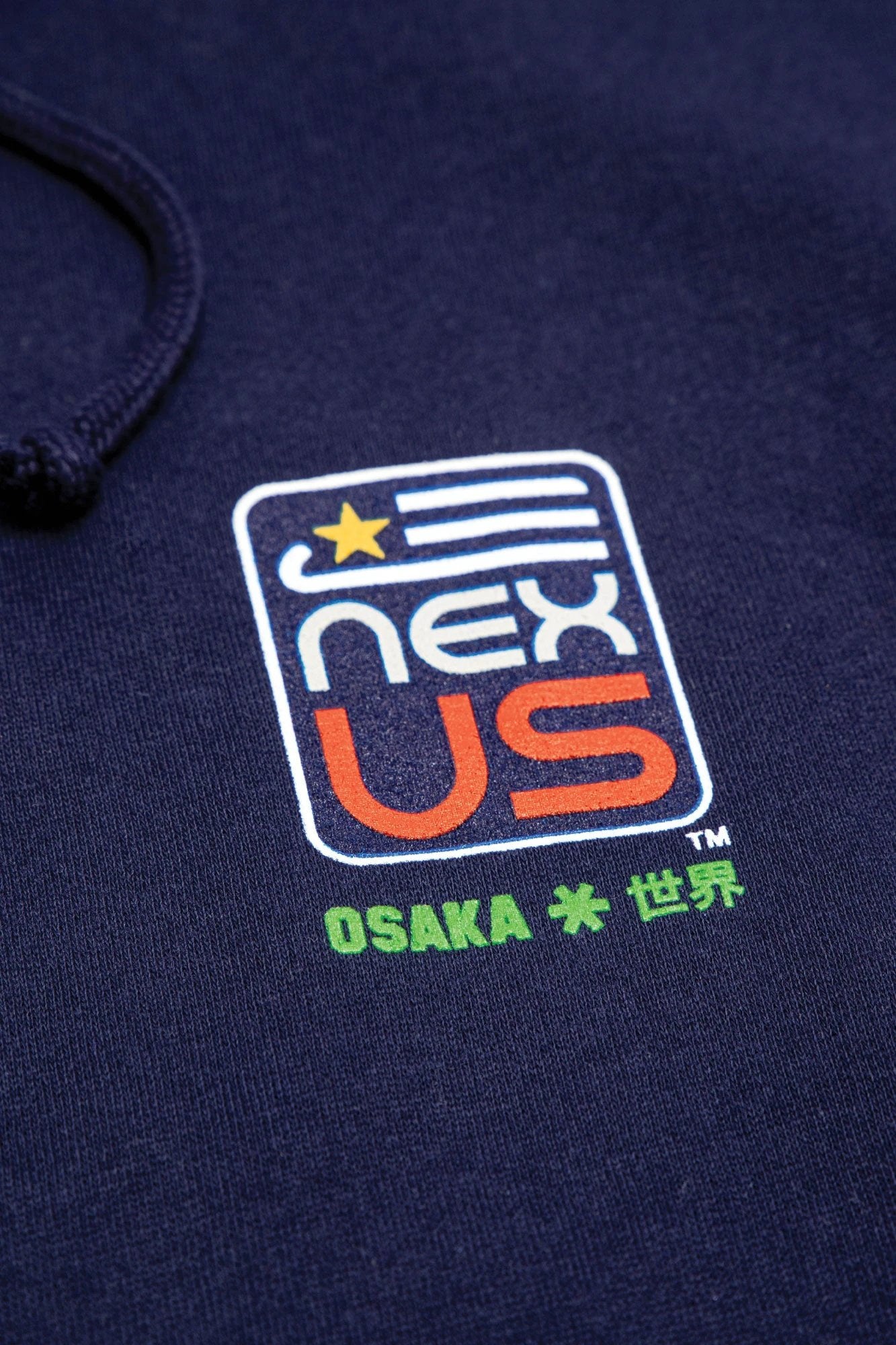 osaka-x-nexus-hoodie-felpa-con-cappuccio-navy image 3