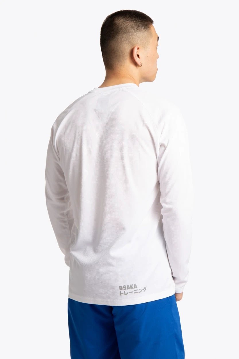 osaka-men-training-tee-long-sleeve-white-maglia-termica image 4