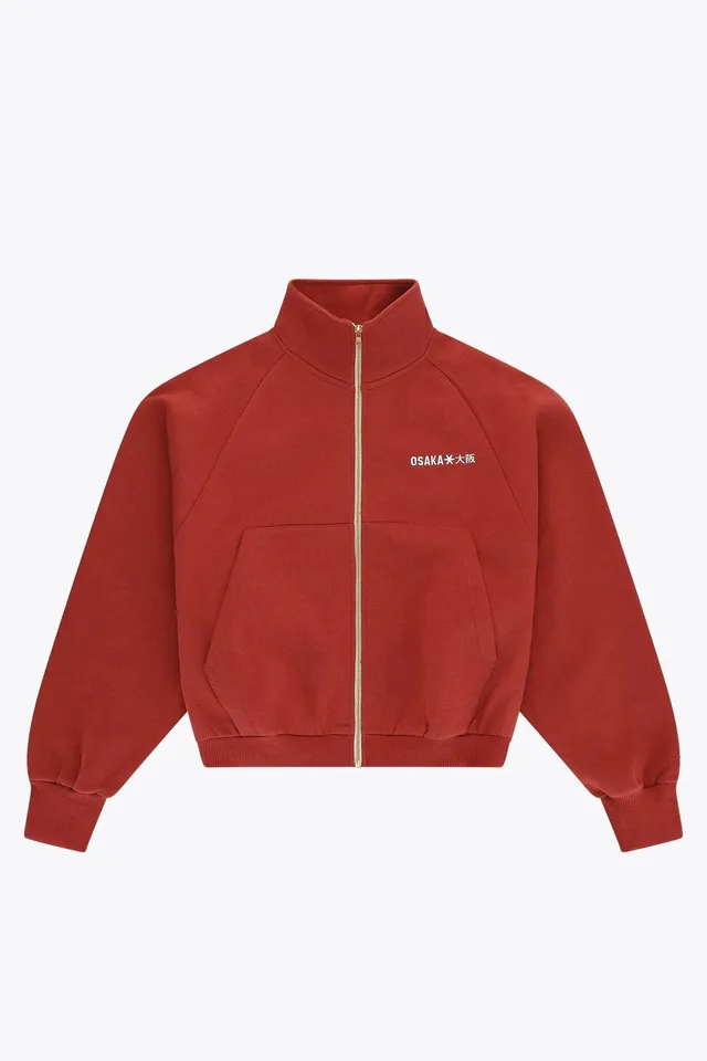 osaka-women-full-zip-sweater-felpa-zip-intera-hockey-donna-brunette image 1